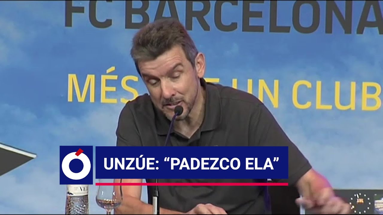 Juan Carlos Unzue anuncia que padece ELA