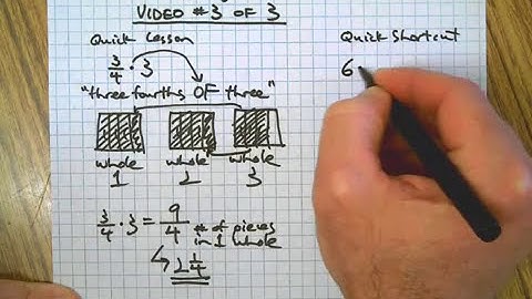 Multiplying Fractions 3 of 3