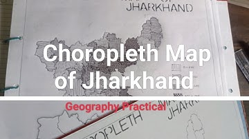 Choropleth Map of Jharkhand || Geography Practical (optional) || BA || VBU.