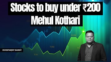 Top 3 Stocks Under ₹200 to Buy Now? | Mehul Kothari’s Latest Stock Picks Explained