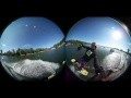 Впервые! Вейкбординг на камеру Samsung Gear 360