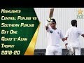 Highlights | Central Punjab vs.  Southern Punjab Day One | Quaid-e-Azam Trophy 2019-20