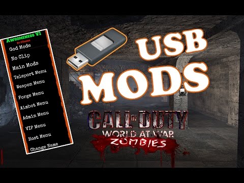 HOW TO MOD CALL OD DUTY WORLD AT WAR ZOMBIES XBOX 360 2017