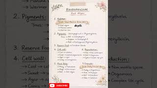 1 Trick= Complete Red Algae 🤩 | Rhodophyceae Super Easy Trick 💯 | #neet2026 #neet