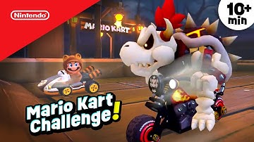 Spooky Mario Kart 8 Deluxe Challenge For Kids 😈😎 | @playnintendo