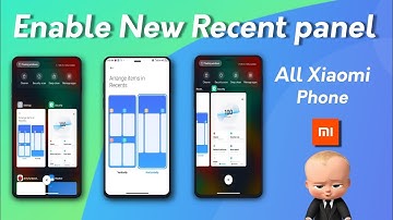 UPDATE SYSTEM APP & GET MIUI 12 NEW RECENT TABS  | Official Horizontal Recent Menu | without root