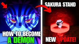 Sakura Stand How To Become A Lesser Demon Muzan Blood Infinity Castle Dungeon Guide