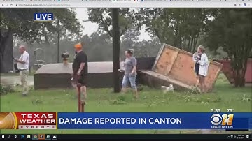People Emerge From Storm Shelter In Canton
