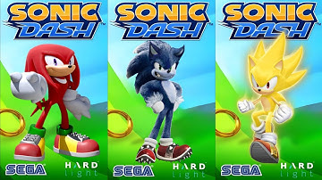 Knuckles 🆚 Movie Werehog 🆚 Super Sonic Vs All Bosses Zazz Eggman All Characters Unlocked