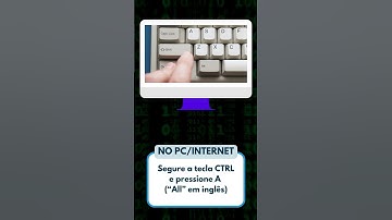 Como selecionar o texto no PC, via atalho no teclado, de forma definitiva