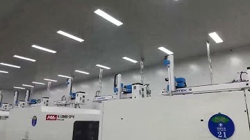 SWITKE High Speed 3 Aixs Robot SW7112DS with HWAMDA High Speed Injection molding machine