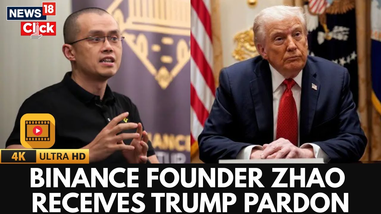 US President Donald Trump Pardons Crypto Giant Binance Founder In Surprise  Move | US News | 4K