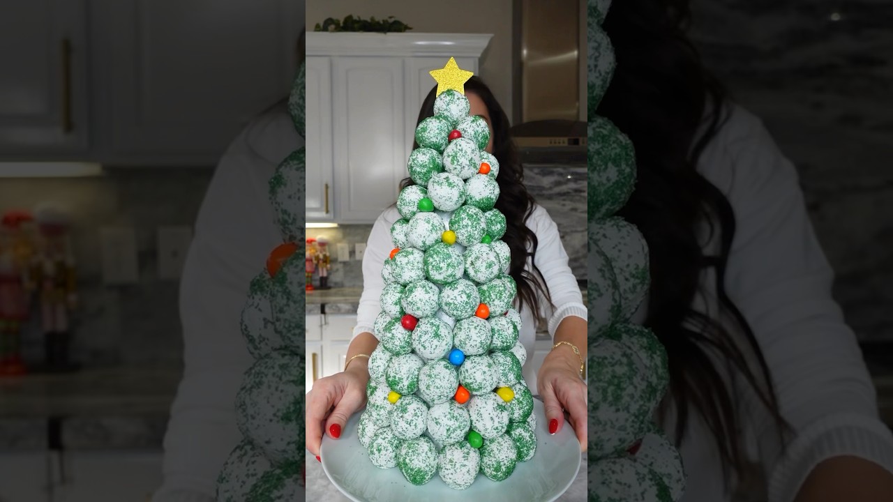 Christmas Donut Tree! 🎄🍩✨🍩🎄 