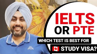 IELTS vs PTE: Which Test is Best to Prepare for Canada Study Visa | Ekam Pannu ielts pte canada