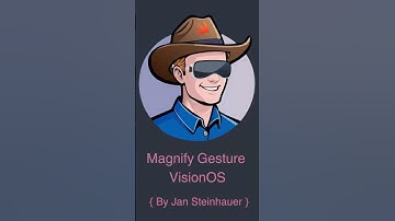 👨‍💻 Using a Magnify Gesture in VisionOS, SwiftUI & RealityKit 🚀 #iosdev  #swiftdev #swiftlang
