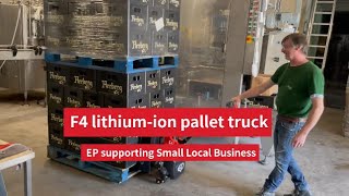 F4 lithium-ion pallet truck | EP equipment at Den Herberg