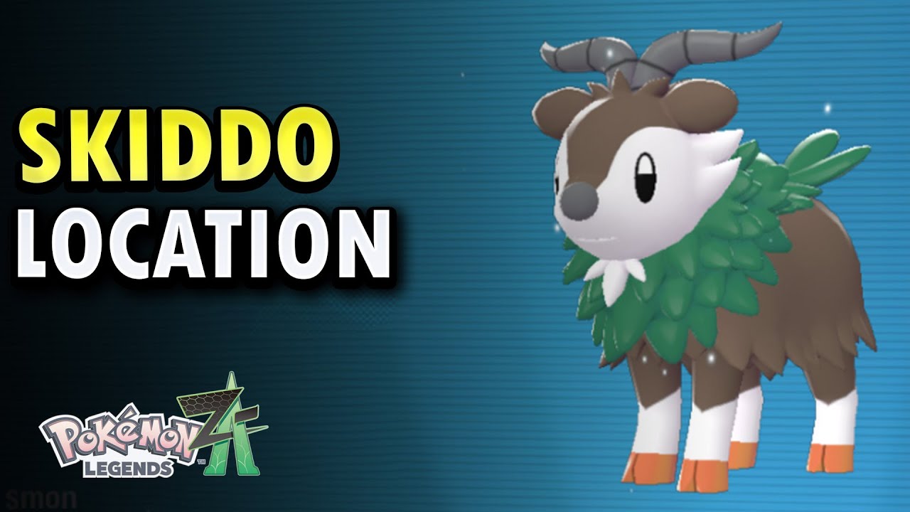 Skiddo Location Pokemon Legends Z-A Pokedex  041