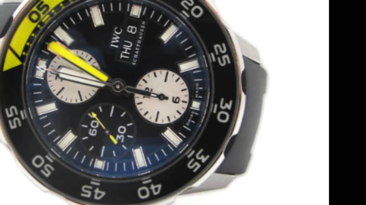 iwc aquatimer yellow