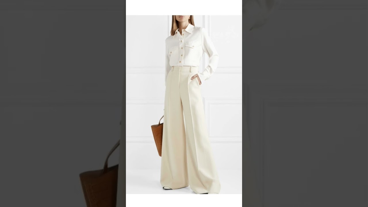 С чем носить брюки трубы этой осенью