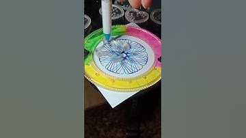 732SD. Geweldig Spirograph-patroon #spirograph