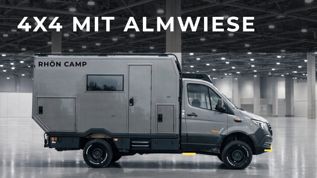 4x4 Offroad Sprinter mit Blumenwiese Interior | Rhön Camp vereint Natur und Camping mit Abenteuer
