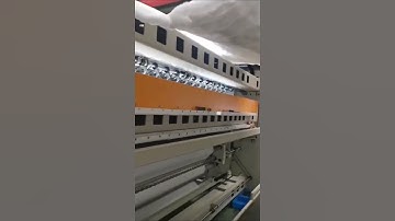 L1500 high speed multi-needle quilting machine testing