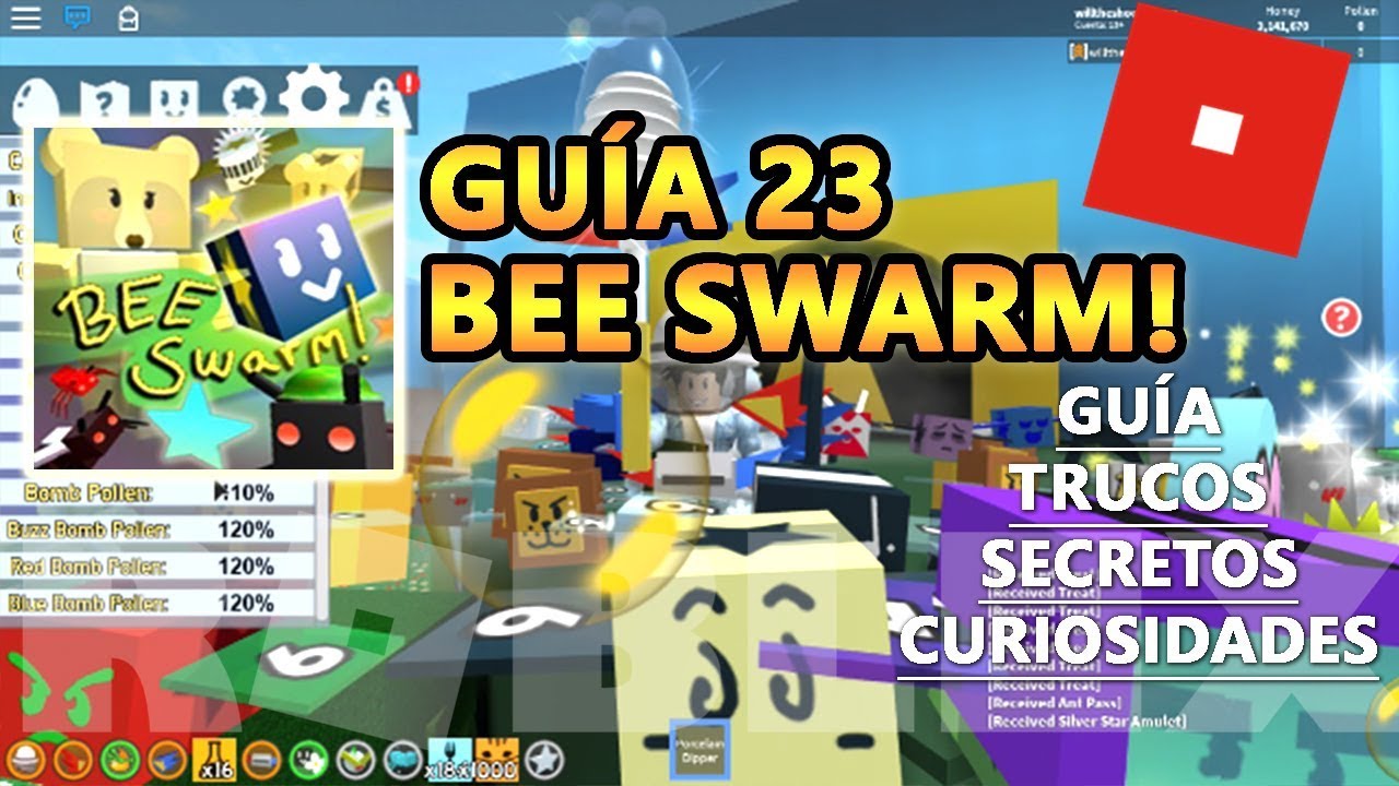 Bee Swarm Simulator Codigos, Royal Jelly locations CODES WIKI, Roblox Español Guia Tutorial 23 ...