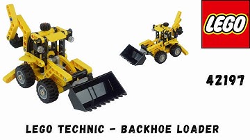 LEGO Technic 42197 Backhoe Loader – Full Speed Build Piece by Piece