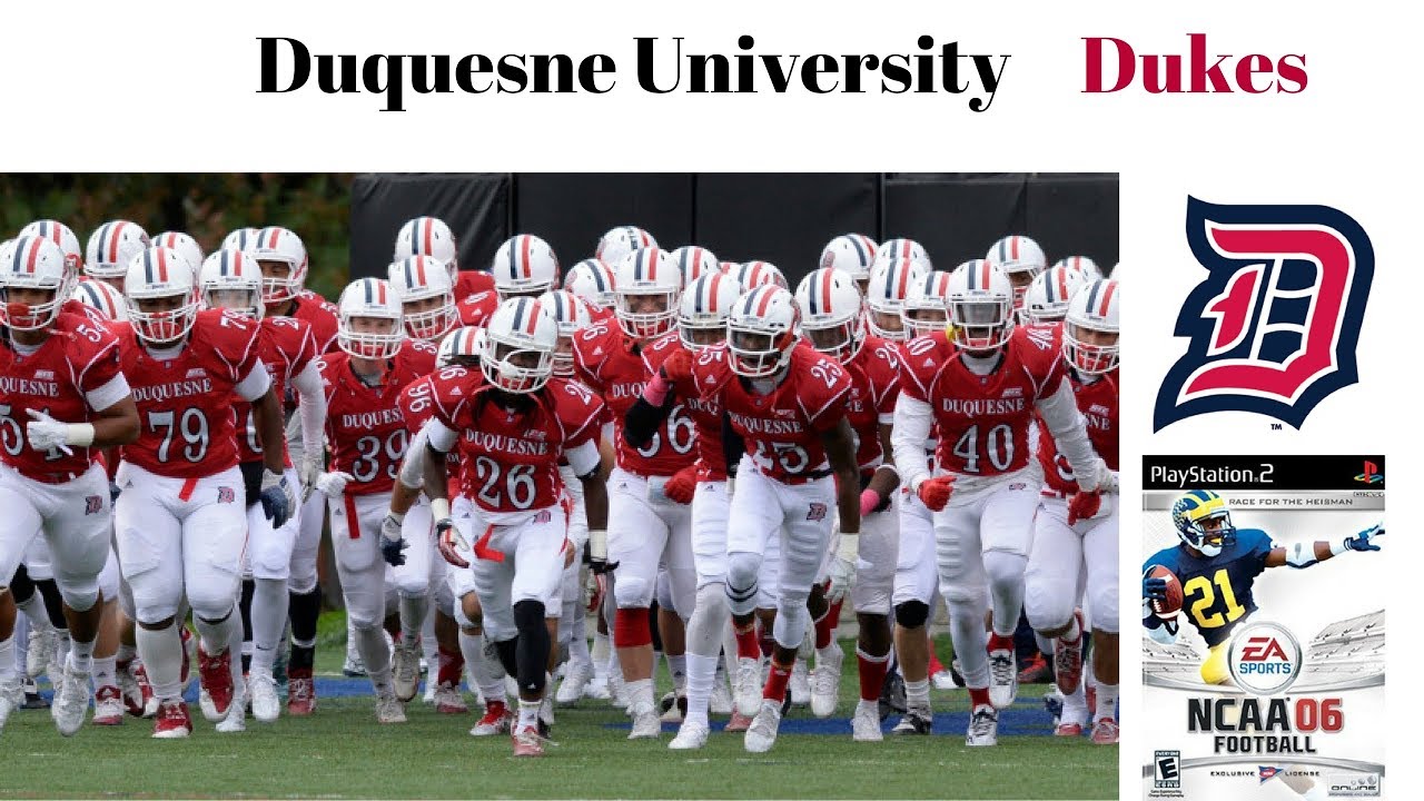 Duquesne University Dukes Creation - NCAA Football 2006 - PS2 - FCS Duquesne University Dukes Creation - NCAA Football 2006 - PS2 - FCS