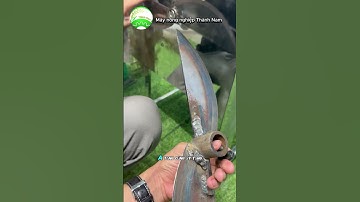 Cách lắp dao cho máy băm thái chuối