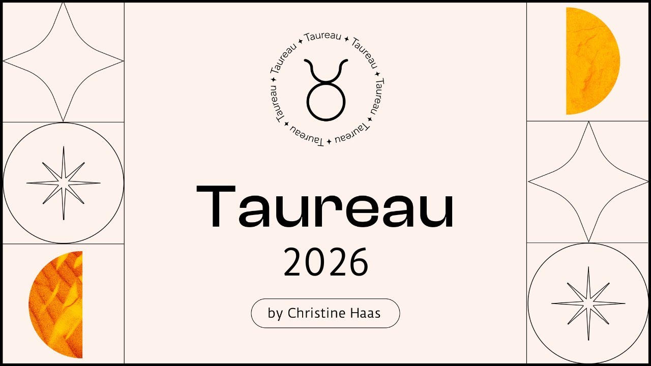 Horoscope Taureau ♉️ 2026 by Christine Haas, astrologue