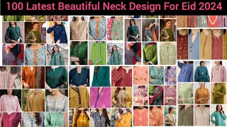 100 Neck Design for eid 2024 / neck design 2024 /Pakistani simple neck design / neck design for eid