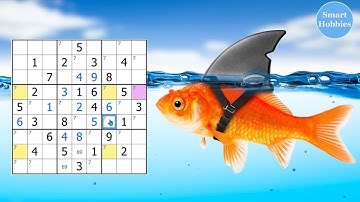 BEST SUDOKU Finned X-Wing Video Ever! Advanced Tutorial 12