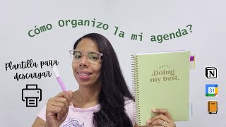 COMO ORGANIZO MI AGENDA DE LA SEMANA || Plantilla Agenda Descargable Gratis 📙