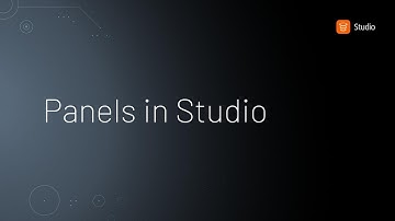 Panels in Studio • Hudl Studio