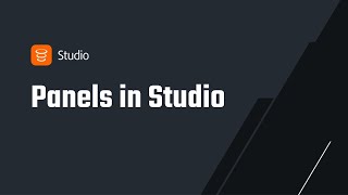 Panels in Studio | Hudl Studio