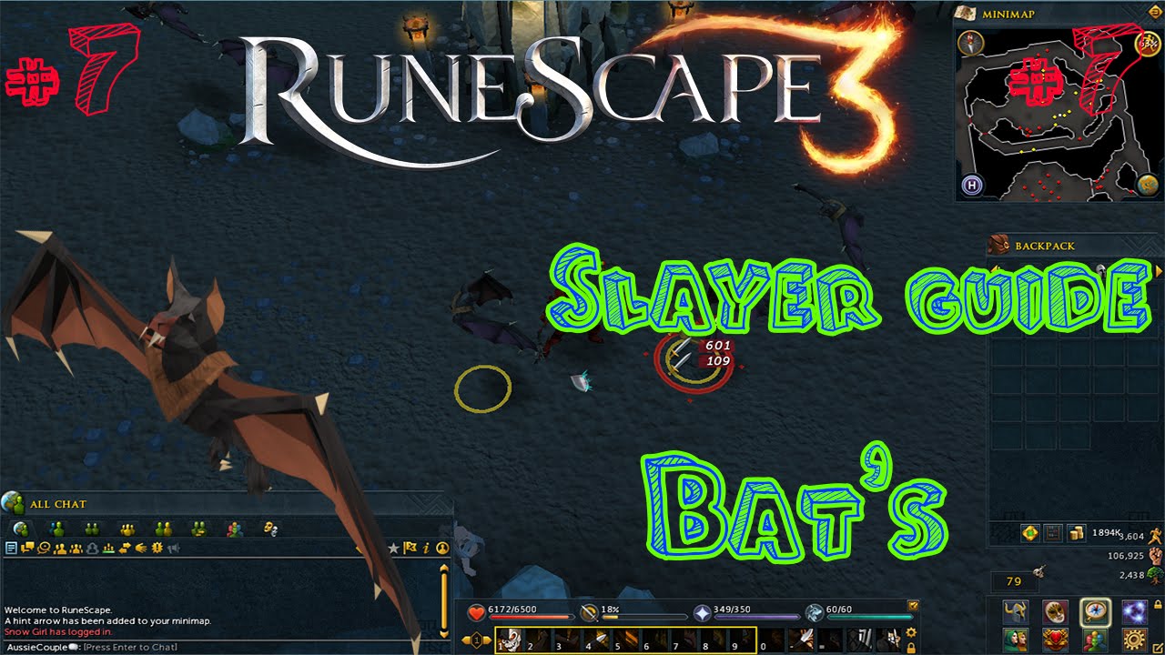 RuneScape 3 "Bat's" Slayer guide 7 YouTube