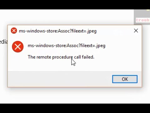 The remote procedure call failed in Windows 10 Microsoft account (Photos ,Windows store app)
