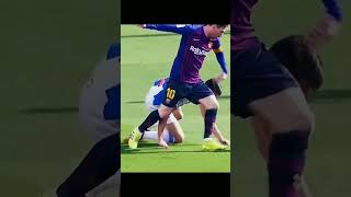 Great Skill And Body Feint Messi