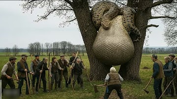 Unbelievable! Lioness and Baby Saved From Massive Python Attack 😱| Animal rescue videos