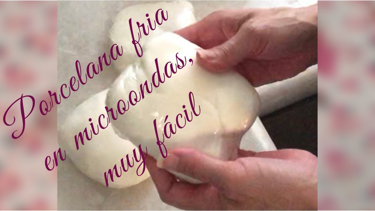 Como hacer la porcelana fria paso a paso sin fuego/How to make homemade cold porcelain