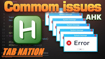 AutoHotKey common issues 1 fix