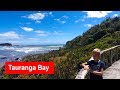 Пустынный и прекрасный Tauranga Bay. Новая Зеландия.