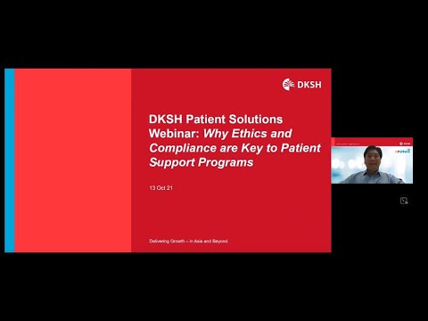 DKSH Patient Solutions Webinar: Why Ethics and Compliance are Key to Patient Support Programs