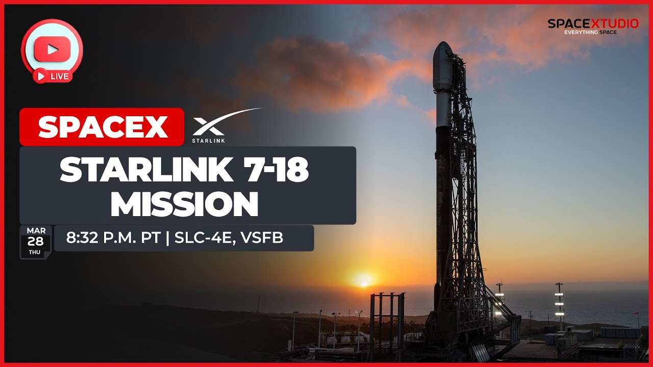 (Postponed/Scrubbed)! 30th Launch of the year for SpaceX | Starlink 7 ...