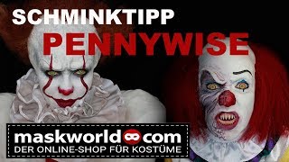 Pennywise make-up tutorial /Halloween make-up / Stephen Kings´s IT remake 2017 /horrorclown sfx