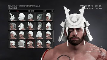 Creating my character for WWE 2k17