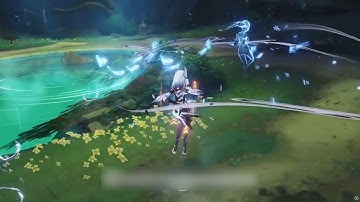 Shenhe and Yunjin Elemental burst leaks Slow motion || Enkanomiya 2.4 Leaks