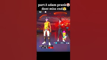 S4😤pro girls call me nob😒 nob adam prank🤡 part-3  wait for end😤#short #adamprank #freefire