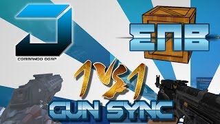 1v1 GUN SYNC | Commando Derp VS ENB | Moving Gunsync